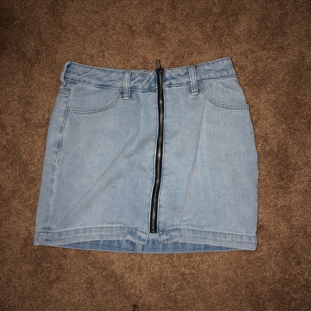 Pacsun front zip skirt